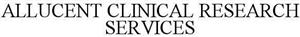 ALLUCENT CLINICAL RESEARCH SERVICES - לוגו סימן מסחר רשום