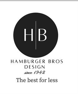 HAMBURGER BROS DESIGN since 1942 The best for less HB - לוגו סימן מסחר