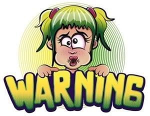 WARNING - לוגו סימן מסחר