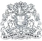 BENSON AND HEDGES - לוגו סימן מסחר