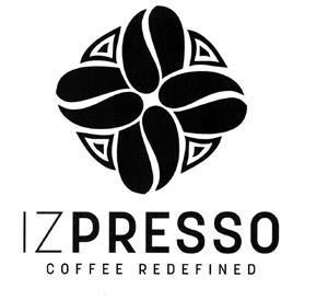 IZPRESSO COFFEE REDEFINED - לוגו סימן מסחר רשום