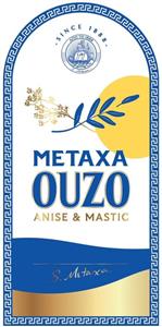 SINCE 1888 METAXA OUZO ANISE & MASTIC S. Metaxa - לוגו סימן מסחר רשום