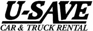 U-SAVE CAR & TRUCK RENTAL - לוגו סימן מסחר רשום
