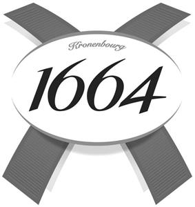 Kronenbourg 1664 - לוגו סימן מסחר רשום