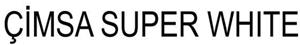 ÇİMSA SUPER WHITE - לוגו סימן מסחר רשום