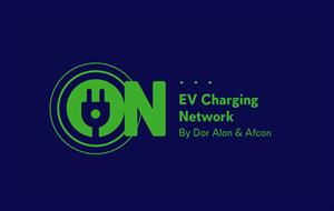 ON EV Charging Network  BY DOR ALON & Afcon - לוגו סימן מסחר רשום
