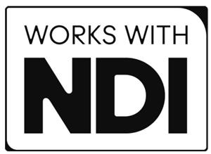 WORKS WITH NDI - לוגו סימן מסחר רשום