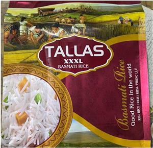TALLAS XXXL BASMATI RICE Good Rice in the world - לוגו סימן מסחר