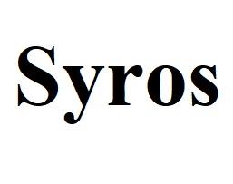Syros - לוגו סימן מסחר רשום