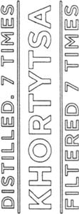 KHORTYTSA DISTILLED. 7 TIMES FILTERED 7 TIMES - לוגו סימן מסחר