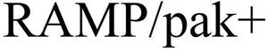 RAMP/PAK+ - לוגו סימן מסחר