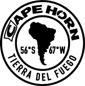 CAPE HORN TIERRA DEL FUEGO 56°S 67°W - לוגו סימן מסחר רשום