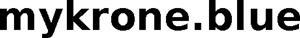 mykrone.blue - לוגו סימן מסחר רשום