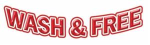 WASH & FREE - לוגו סימן מסחר רשום