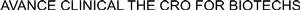 AVANCE CLINICAL THE CRO FOR BIOTECHS - לוגו סימן מסחר רשום