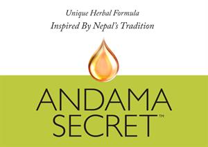 ANDAMA SECRET Unique Herbal Formula Inspired By Nepal`s Tradition - לוגו סימן מסחר רשום
