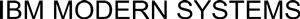 IBM MODERN SYSTEMS - לוגו סימן מסחר רשום