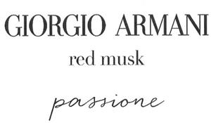 GIORGIO ARMANI red musk passione - לוגו סימן מסחר רשום