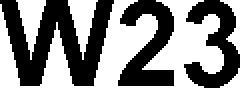 W23 - לוגו סימן מסחר רשום