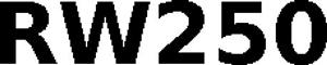 RW250 - לוגו סימן מסחר רשום