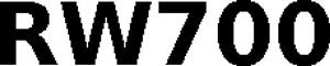 RW700 - לוגו סימן מסחר רשום