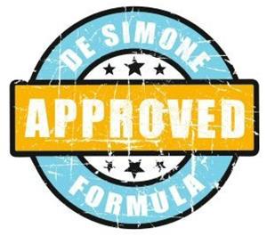DE SIMONE APPROVED FORMULA - לוגו סימן מסחר
