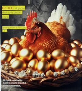 G.L.G.E A goose that lays golden eggs Energy from other world L.T.D - לוגו סימן מסחר