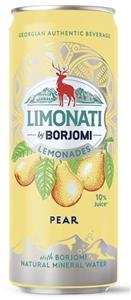 LIMONATI by BORJOMI LEMONADES PEAR 10% Juice* with BORJOMI NATURAL MINERAL WATER GEORGIAN AUTHENTIC BEVERAGE - לוגו סימן מסחר