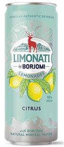 LIMONATI by BORJOMI LEMONADES CITRUS 10% Juice* with BORJOMI NATURAL MINERAL WATER GEORGIAN AUTHENTIC BEVERAGE - לוגו סימן מסחר