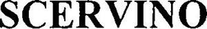 SCERVINO - לוגו סימן מסחר רשום