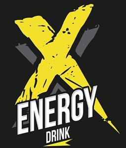 X ENERGY DRINK - לוגו סימן מסחר