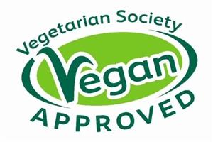 Vegetarian Society Vegan APPROVED - לוגו סימן מסחר