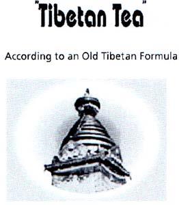 "Tibetan Tea" According to an old Tibetan Formula - לוגו סימן מסחר