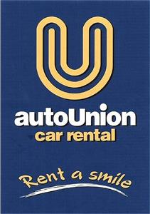 U autoUnion car rental Rent a smile - לוגו סימן מסחר