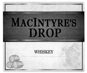 MACINTYRE'S DROP WHISKEY - לוגו סימן מסחר רשום