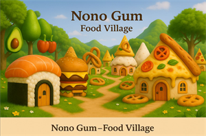 Nono Gum Food Village - לוגו סימן מסחר