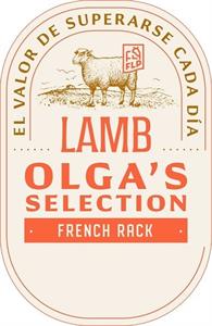 LAMB OLGA'S SELECTION FRENCH RACK EL VALOR DE SUPERARSE  CADA DIA FLP - לוגו סימן מסחר