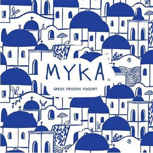 MYKA GREEK FROZEN YOGURT - לוגו סימן מסחר