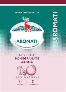 AROMA INFUSED WATER AROMATI AROMATI CHERRY & POMEGRANATE AROMA - לוגו סימן מסחר