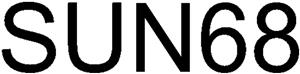 SUN68 - לוגו סימן מסחר רשום