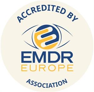 ACCREDITED BY EMDR EUROPE ASSOCIATION E - לוגו סימן מסחר