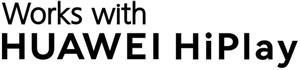 Works with HUAWEI HiPlay - לוגו סימן מסחר