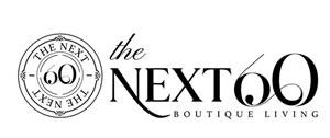 the NEXT 60 BOUTIQUE LIVING THE NEXT 60 - לוגו סימן מסחר