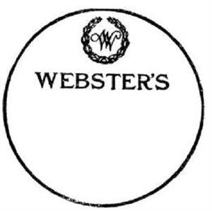 W WEBSTERS - לוגו סימן מסחר רשום