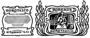 ROBERTS BOROTALCUM - לוגו סימן מסחר