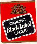 CARLING BLACK LABEL LAGER - לוגו סימן מסחר