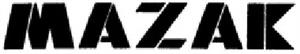 MAZAK - לוגו סימן מסחר רשום