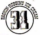 BASKIN - ROBBINS ICE CREAM 31 - לוגו סימן מסחר
