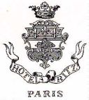 HOTEL RITZ PARIS - לוגו סימן מסחר