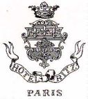 HOTEL RITZ PARIS - לוגו סימן מסחר